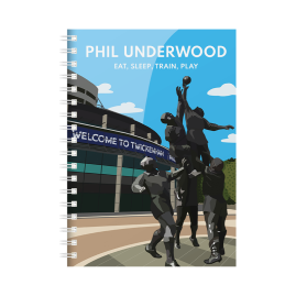 Personalised Twickenham London Combined Diary & Notebook