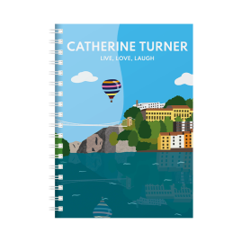 Personalised Clifton Bristol Combined Diary & Notebook