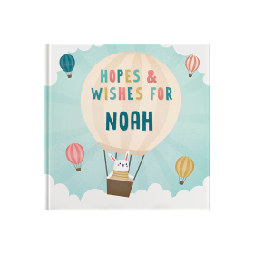 Balloon Personalised Hopes And Wishes For . . . Gift Book by FROM YOU TO ME