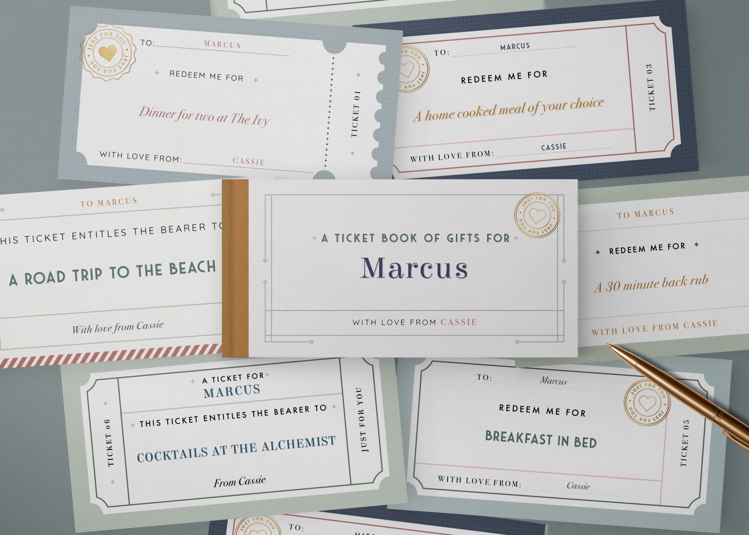 ​​Creative ways to use your personalised ticket books